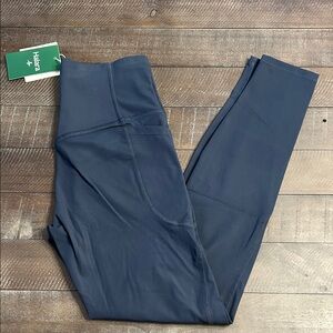 HALARA Navy UltraSculpt High-Waist Leggings with Logo